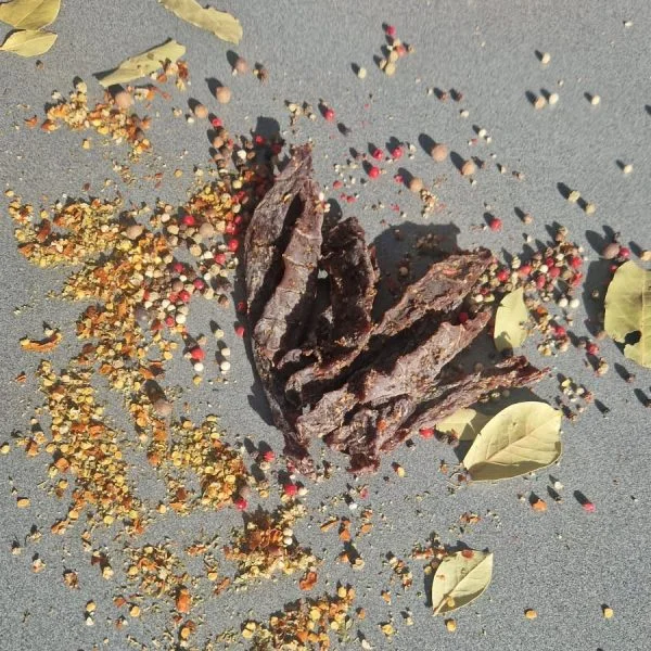 Dried venison strips