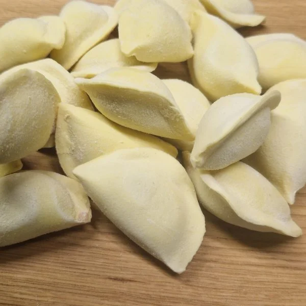 Dumplings with venison filling